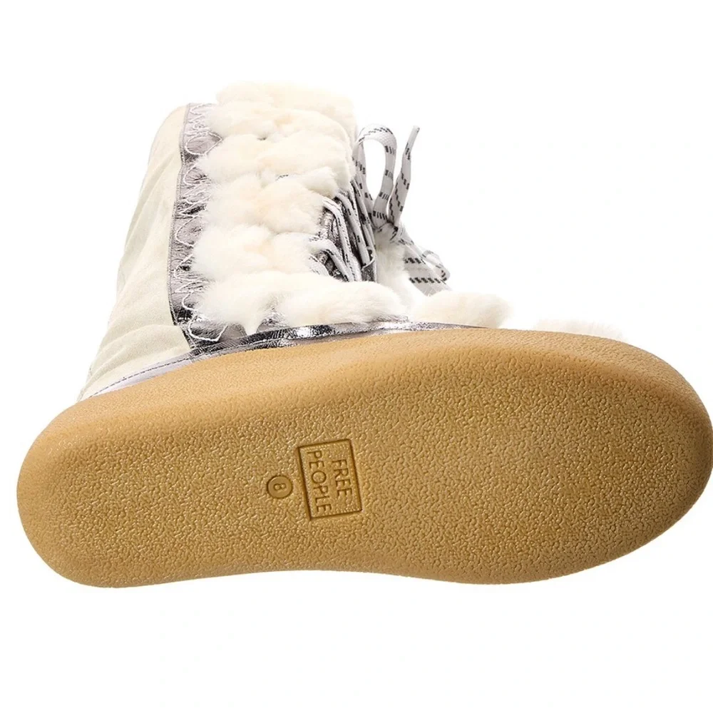 Free People Wilder Mukluk Suede & Shearling Boot